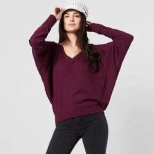 𝅺nwt Free People Santa Clara Thermal / Mulberry
